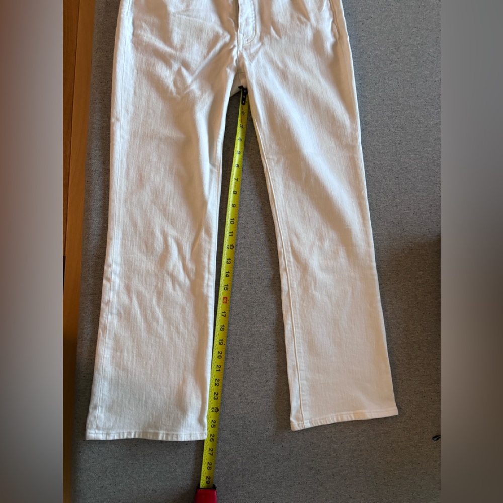 MADEWELL Kick Out Crop White Jeans, size 27, used good condition - Picture 7 of 8